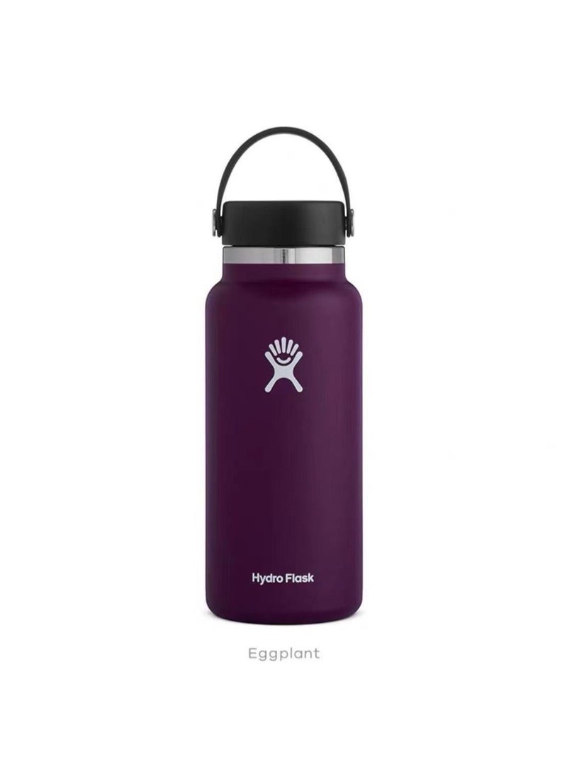 هايدرو فلاسك زجاجة مياه معزولة بالفراغ باللون الأرجواني - Image 1
