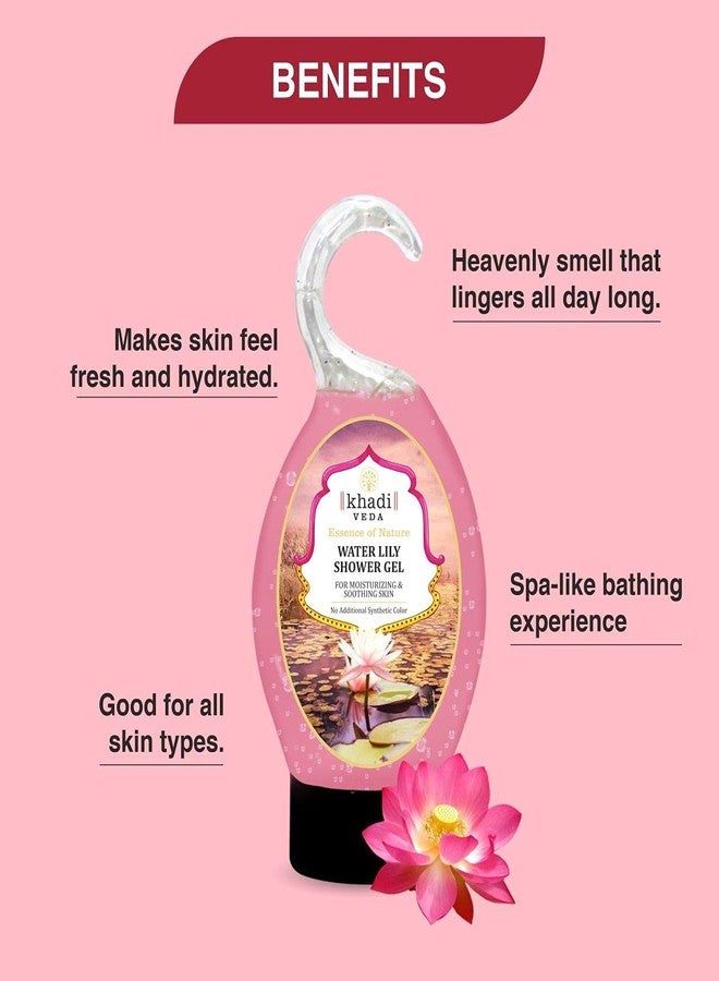 Khadi Veda Water Lily Shower Gel - 175 ml. - Image 2