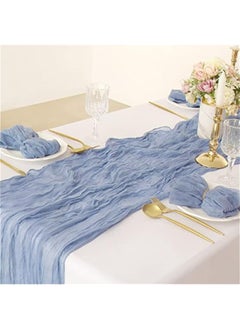 Dusty Blue Cheesecloth Napkins  Spring Napkins Set of 10 Boho Washable Dinner Table Napkins for Wedding Party Baby Shower Birthday Party Decor - pzsku/ZAA25AAE0ABF74BD93E26Z/45/_/1740567650/7cc0ebfc-8746-45df-bade-4e86dc560511