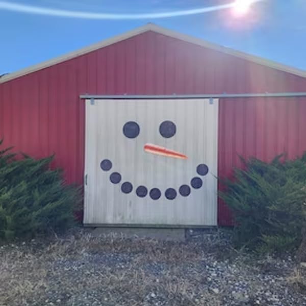 VictoryStore VictoryStore Large Snowman Face Garage Door Magnets  Christmas Snowman Face Magnets for Indoors or Outdoors 19624  - Image 5