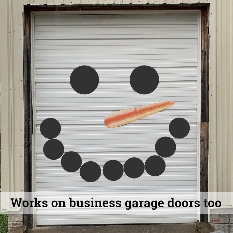 VictoryStore VictoryStore Large Snowman Face Garage Door Magnets  Christmas Snowman Face Magnets for Indoors or Outdoors 19624  - Image 3