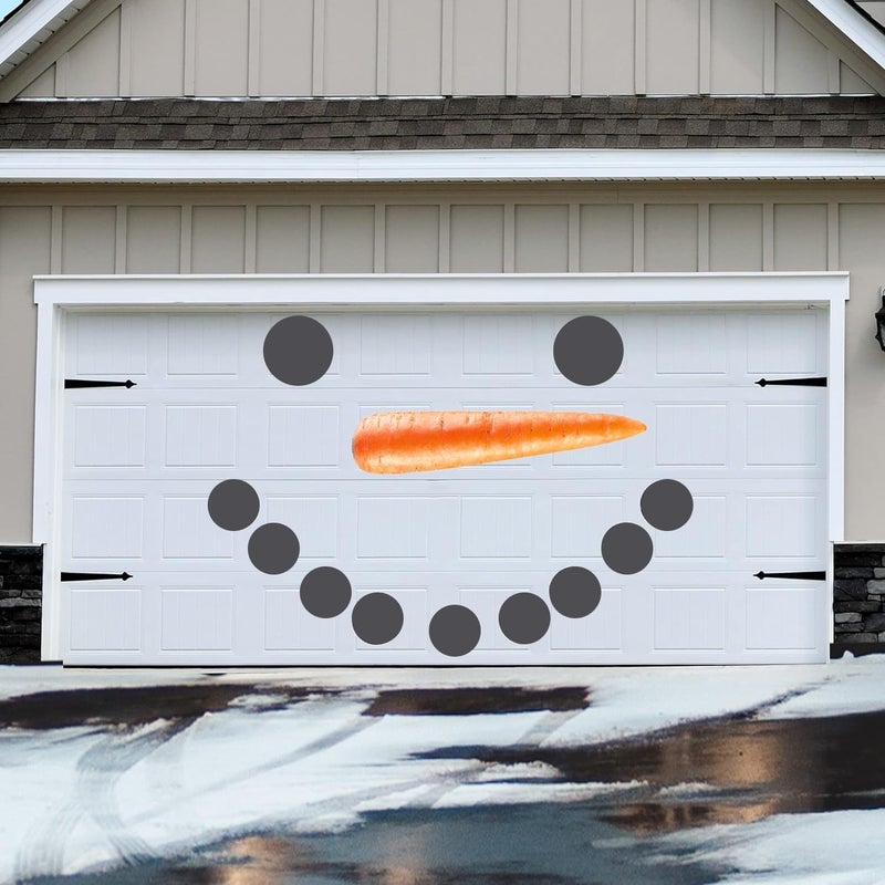 VictoryStore Large Snowman Face Garage Door Magnets Christmas Snowman Face Magnets for Indoors or Outdoors 19624 - Image 1