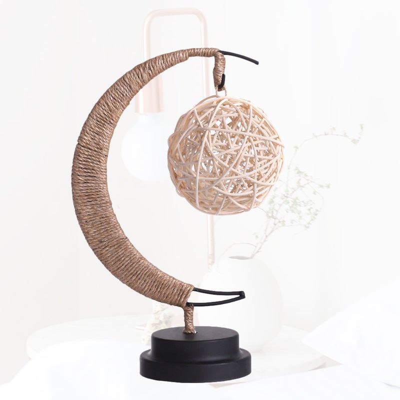 1Pc Retro Lamp Shape Night Light Decoration for Bedroom Khaki - Image 1