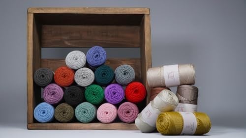 Makromecity, Polyester Macrame Cord 2mm x 125 Yards (375 feet) 2mm Polypropylene Macrame Cord Crochet Macrame Bag Cord Crafts for Wall Hangings, Bags, Underplate, Rug (1, Ecru) - Image 5
