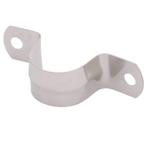 Amanaote Stainless Steel 1 Inches Diameter Tube Strap Tension Clip Pipe Clamp(Pack Of 10 Sets) - Image 2