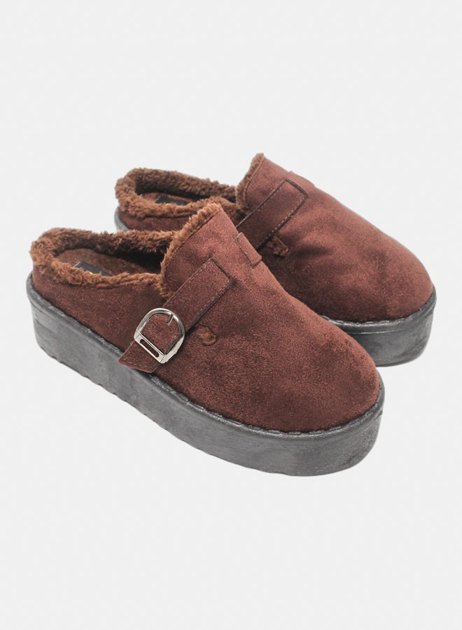 Glitter Women Slippers - Brown - Image 1