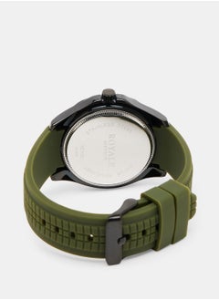 Royale Royale Executive Men's Rubber Strap Arabic Watch  - Image 2
