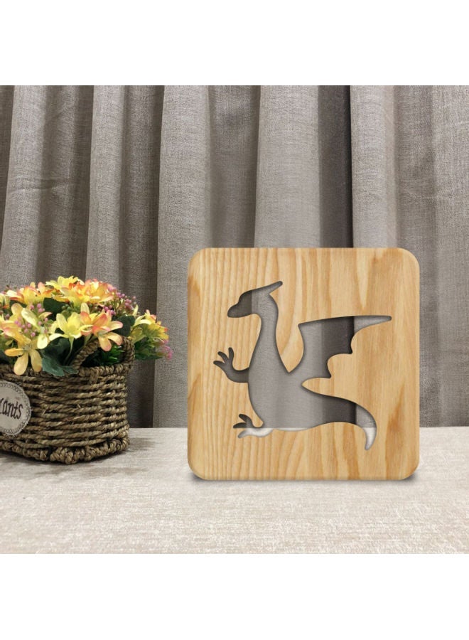 NIBEMINENT 3D Dragon Design Table Lamp Beige 19 x 19cm - Image 3