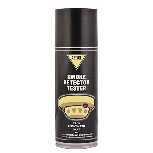 Aerol Smoke Detector Tester Spray, Grade 9981 (200ml/117 gm) | Hand Held Spray for Testing Functioning of Smoke Detectors in Homes, Offices & Factories | Fire Alarm Testing Spray - Image 1