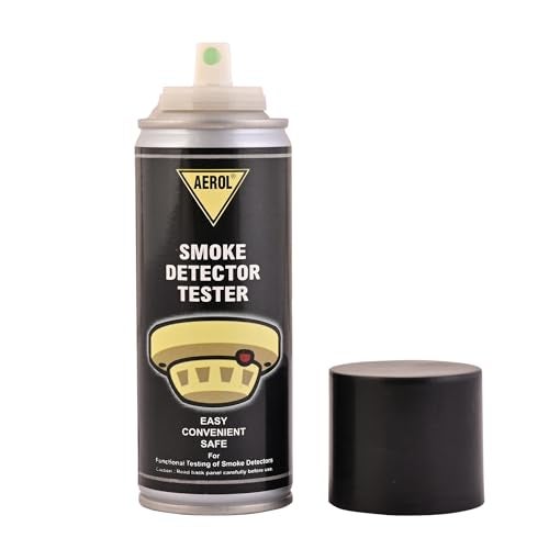 Aerol Smoke Detector Tester Spray, Grade 9981 (200ml/117 gm) | Hand Held Spray for Testing Functioning of Smoke Detectors in Homes, Offices & Factories | Fire Alarm Testing Spray - Image 2