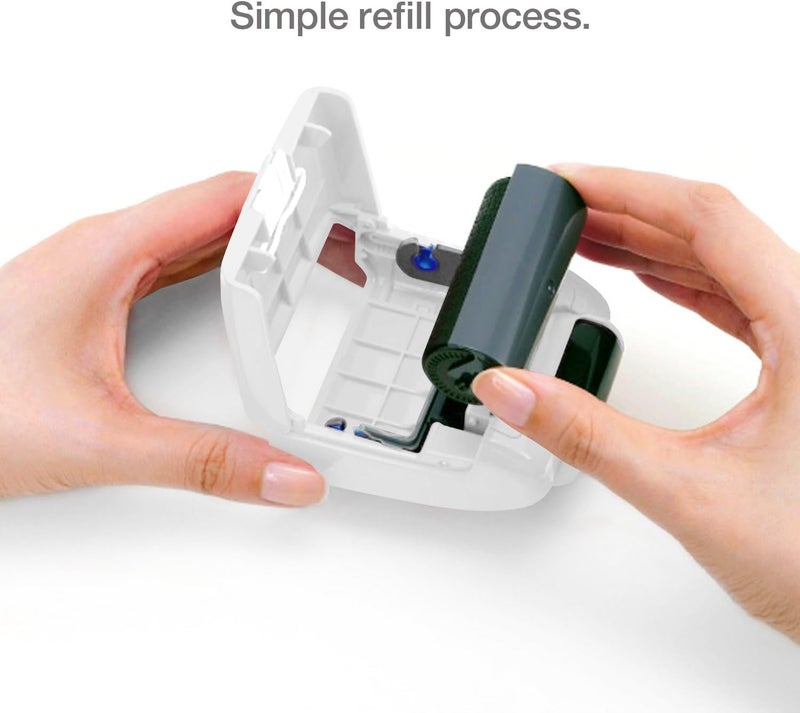 Plus Identity Theft Prevention Wide Roller Security Stamp Kit, White - Image 5