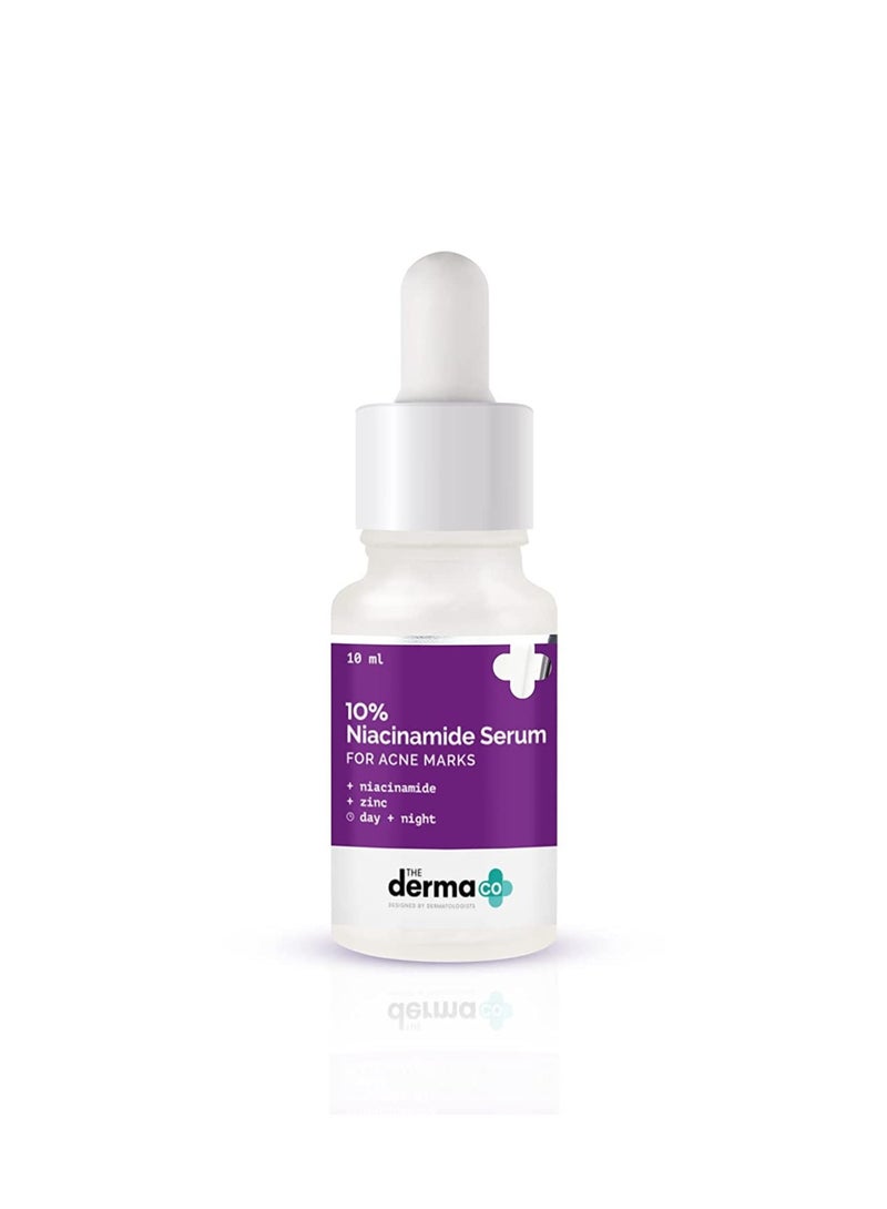 THE derma Co 10% Niacinamide Face Serum For Acne Marks And Acne Prone Skin For 10ml  - Image 4