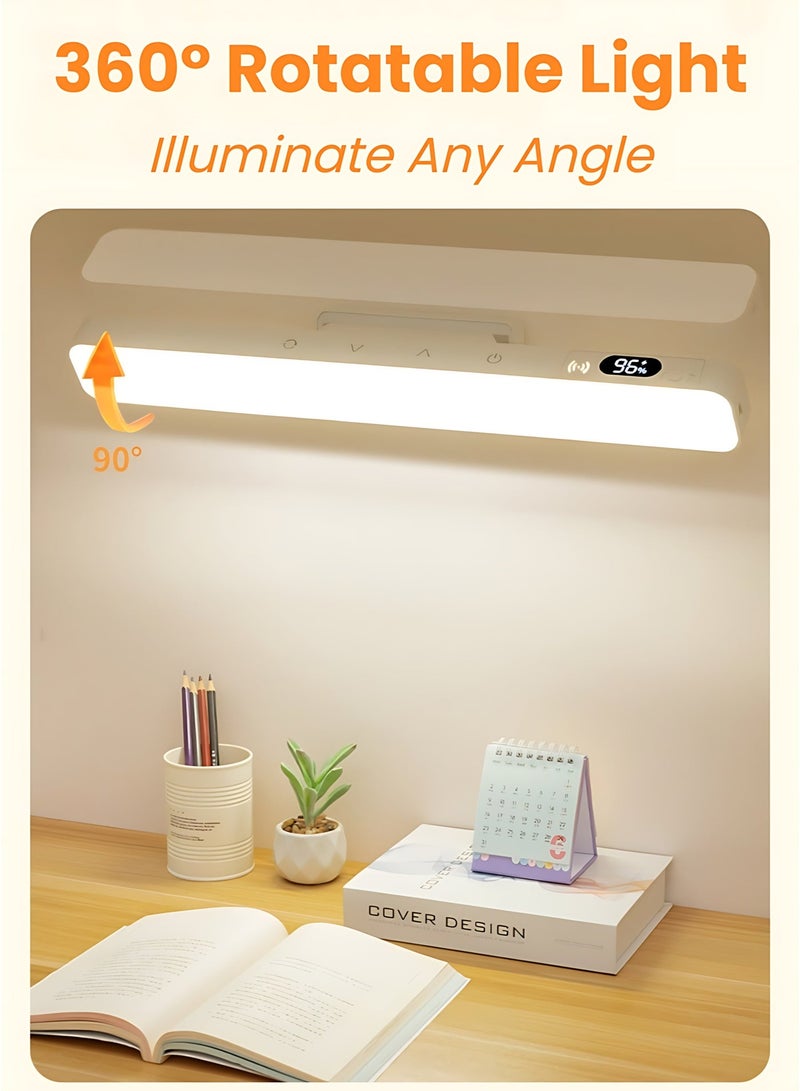 Rechargeable Wireless LED Under Cabinet Light, Magnetic Closet Light with Remote Control, 2500mAh Battery, 5 Dimmable Brightness Levels, Eye Care Night Light for Kitchen, Wardrobe, Bedroom - Image 4