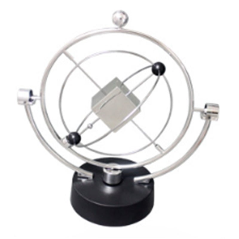 Perpetual Motion Toy: Metal Texture Desk Toy - Relaxing Swing Motion Electronic Perpetual Motion Machine for Home Office Decor, Science Lovers, Children - Image 4