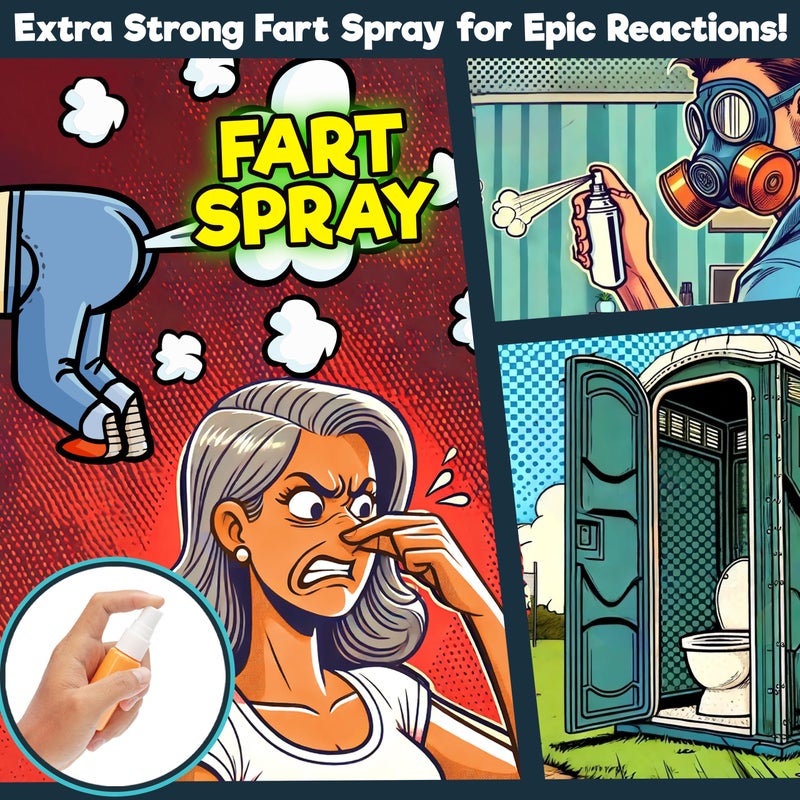BLOONSY Prank Kit for Teens and Adults | Fart Spray, Cricket Noise Maker and Over 20 Prank Stuff | Prank Toys Pack Set Box for Gifts for Kids - Image 3