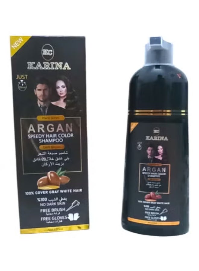 Carina Argan Speedy Hair Color Shampoo420ml - Image 2