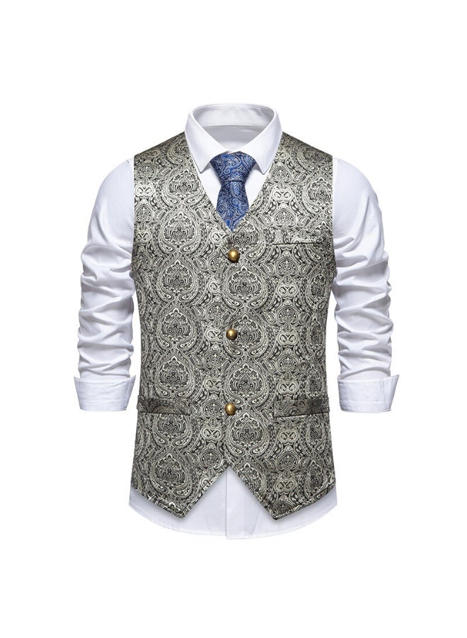 Shougu New Fashionable Casual Men's Suit Vest  - Image 1