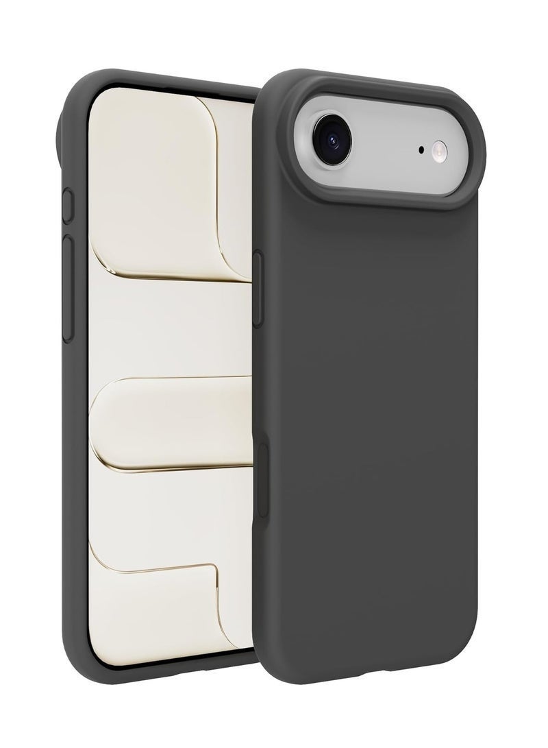 راكسوم غطاء سيليكون سائل ناعم لهاتف iPhone 17 Air | جراب واقٍ مقاوم للصدمات مع بطانة من الألياف الدقيقة | جراب هاتف نحيف وخفيف الوزن ومضاد للخدش وناعم الملمس لهاتف iPhone 17 Air مقاس 6.5 بوصة - Image 1