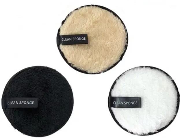 Feelhigh Soft Fiber Makeup Remover Pads Facial Cleansing Pads for Face Makeup small 3 - Image 1