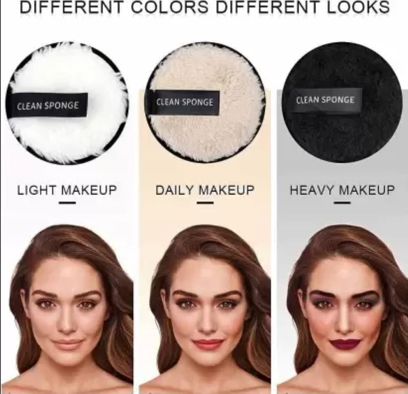Feelhigh Soft Fiber Makeup Remover Pads Facial Cleansing Pads for Face Makeup small 3 - Image 2