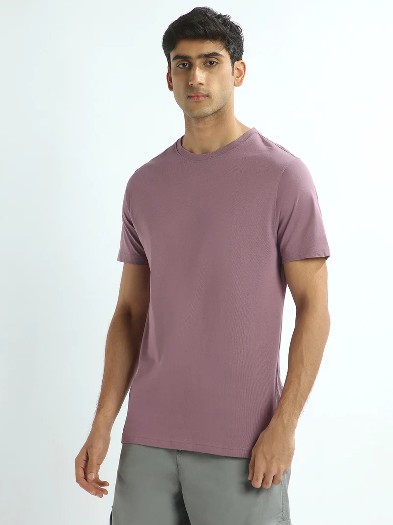 نوبيرو Nobero 100% Cotton T Shirts for Men Stylish | Regular Fit | Solid T Shirts for Men 180 GSM Combed Cotton | Round Neck Half Sleeve