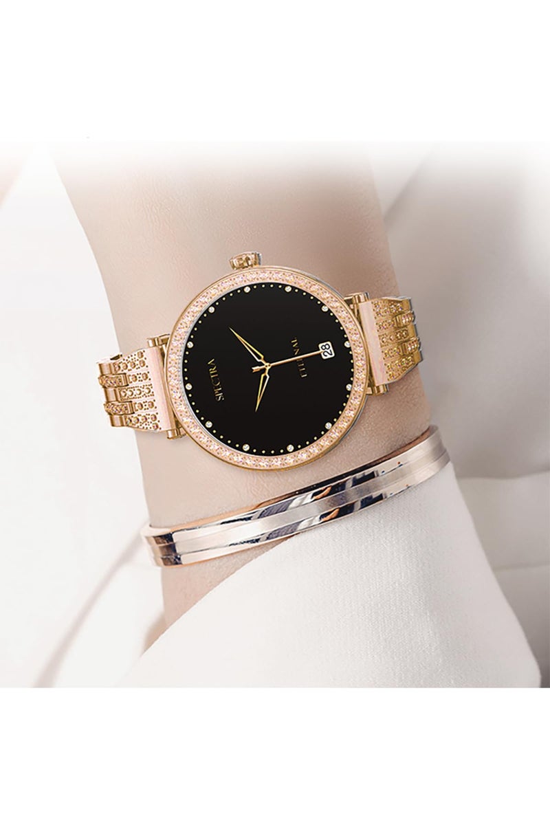 Lenyes LW-246 Smart Watch with Bluetooth Calling, Fitness Tracker, Heart Rate & Sleep Monitoring, Multi-Sport Modes, Smart Notifications, Gold - Image 3