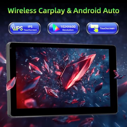 NHOPEEW Car Headrest Video Player, 9 inch IPS Screen Headrest TV Support Phone Wireless Carplay and Android Auto, Mirror Link, Video Website, Voice Control + 64G Memory Card - Image 5