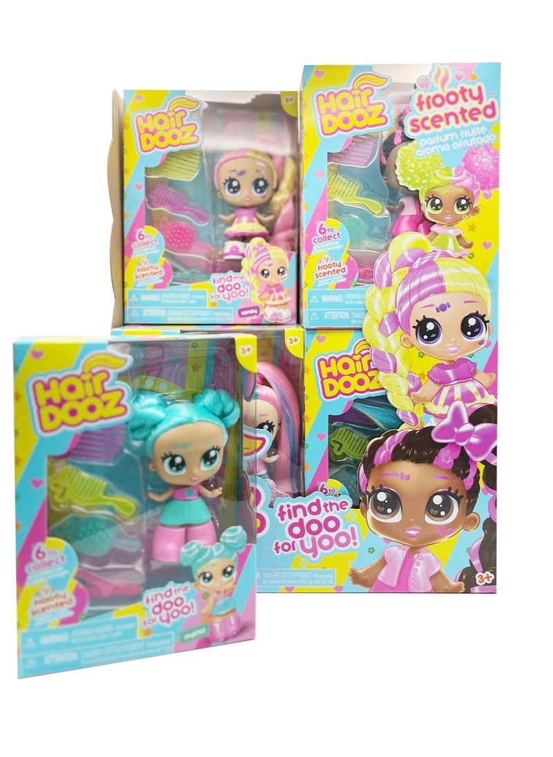 Hairdooz Hairdooz Mini Doll, Assorted 1 Piece (Style & Color May Vary) | Collectible Figure | Cute  Doll | Perfect Gift for Kids and Adults Collectors!  - Image 1