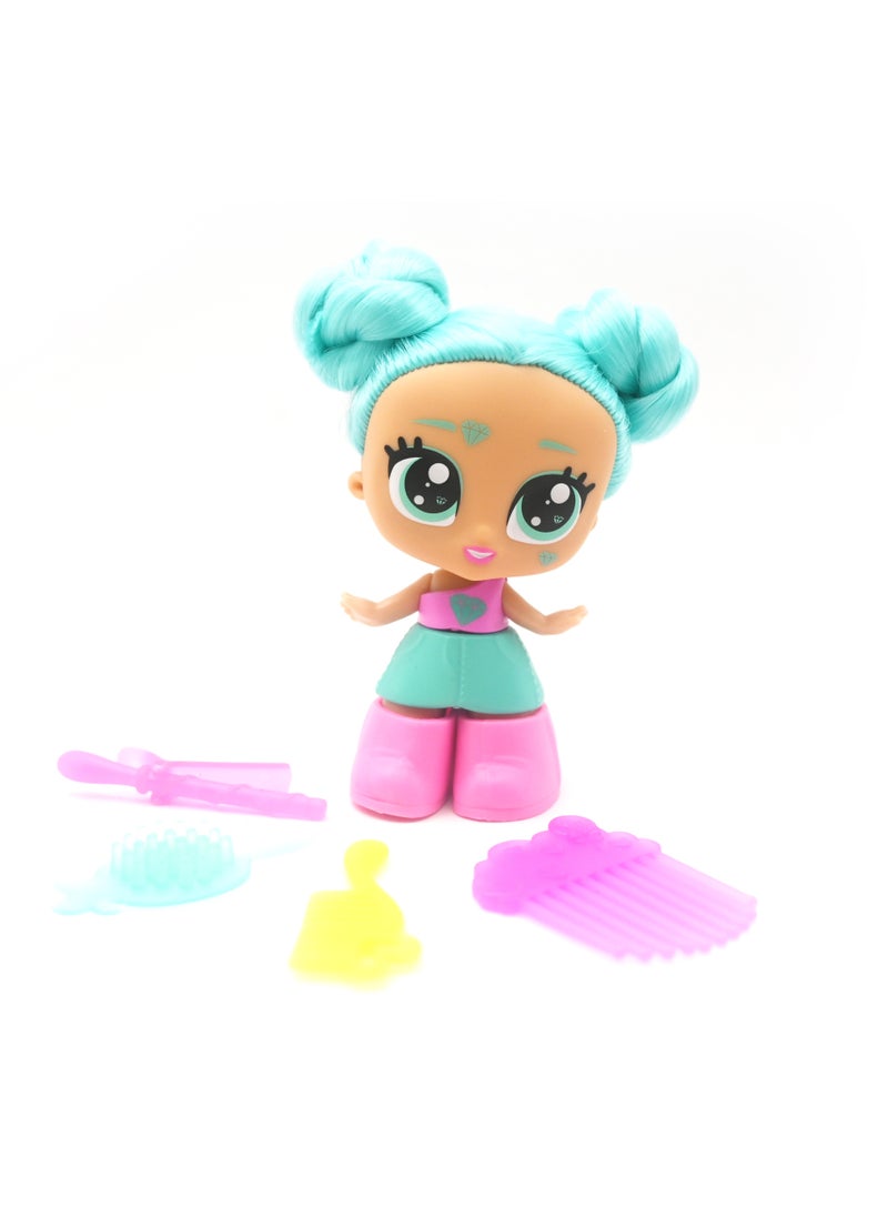 Hairdooz Hairdooz Mini Doll, Assorted 1 Piece (Style & Color May Vary) | Collectible Figure | Cute  Doll | Perfect Gift for Kids and Adults Collectors!  - Image 5