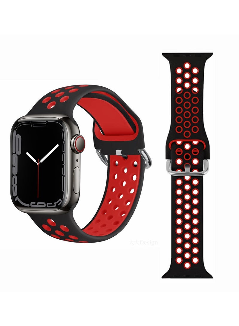 Perfii 5pcs Watch Bands Replacement for Apple Watch Strap Compatible with Apple Watch 42/41/40/38mm Series 10/9/8/7/6/5/4/SE - Image 5