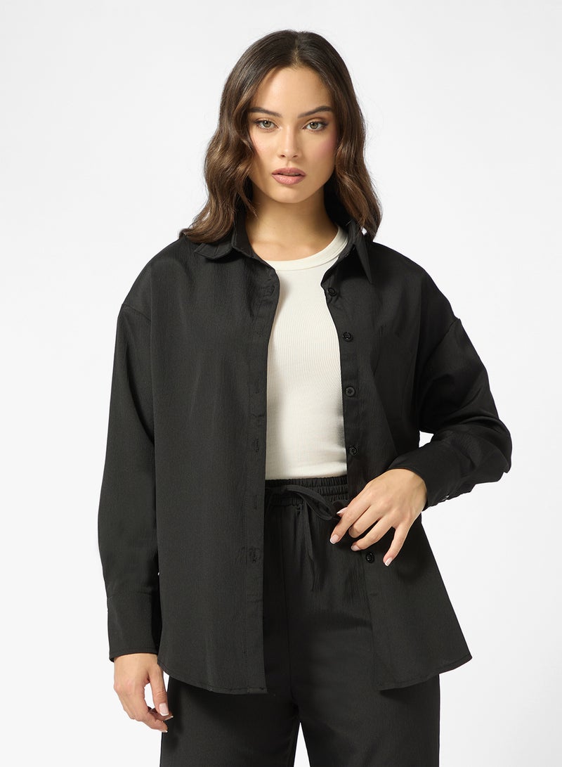 Ginger Oversize Shirt & Pant Coord Set - Image 3