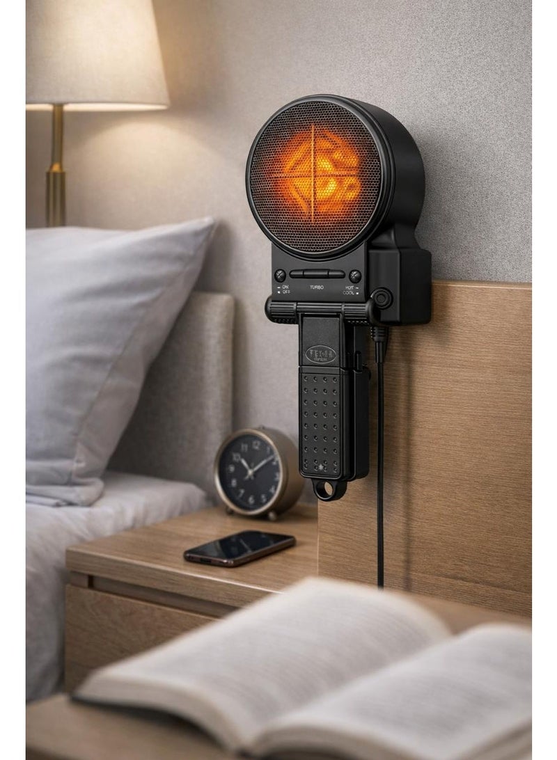 تيسكوم دفاية هواء حار ومجفف شعر F.I.X.O.N من TESCOM | جهاز 2-في-1 بمستويات حرارة متعددة | صناعة يابانية - Image 2