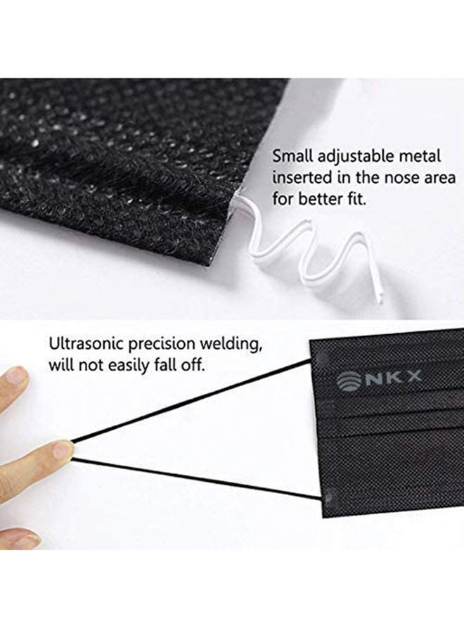 NIBEMINENT 40-Piece Disposable 3 Ply Face Mask - Image 5