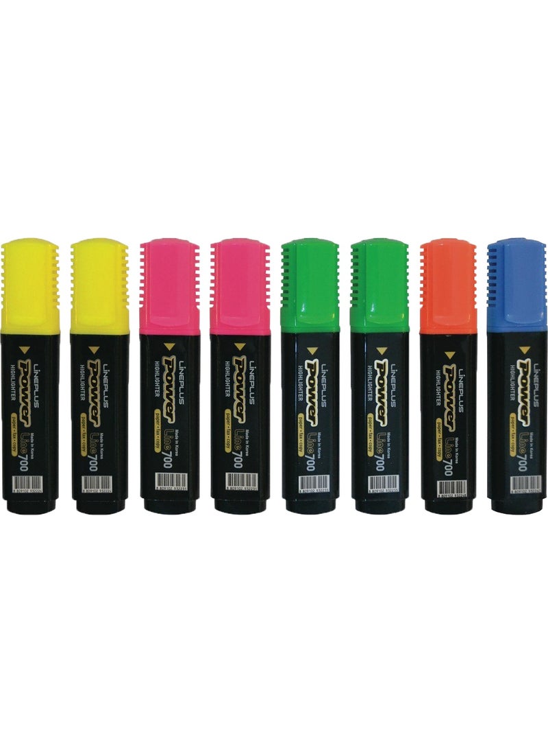 Power Line 700 Highlighter Pen 8 Pack - pzsku/ZAA270D6FF90F39D45BB7Z/45/_/1729174986/0b1b7b02-54e8-4ce3-b74b-0151b211f429