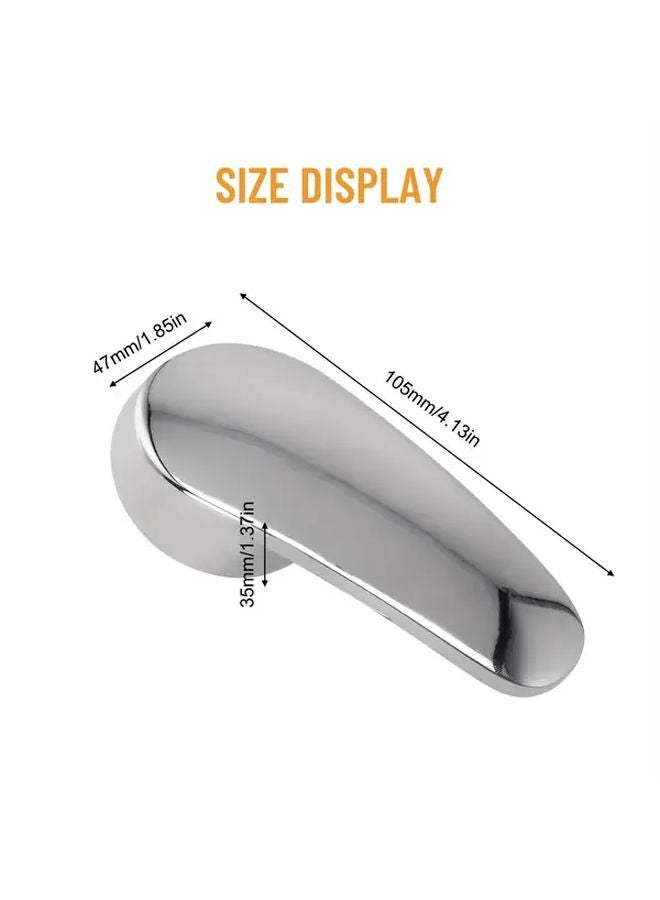 Chrome Plated Single Lever Mixer Tap Head Handle Replacement For Kitchen Bathroom Basin Faucet Hot Cold Water Control Solid Brass - Image 4
