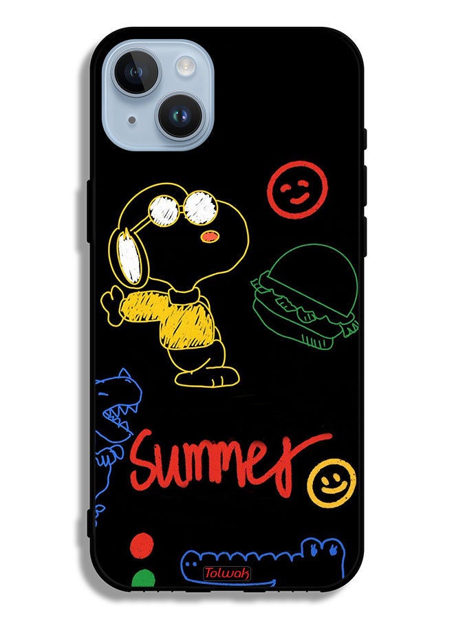 Tolwak Apple iPhone 14 Plus Protective Case Summer Sticker - Image 2