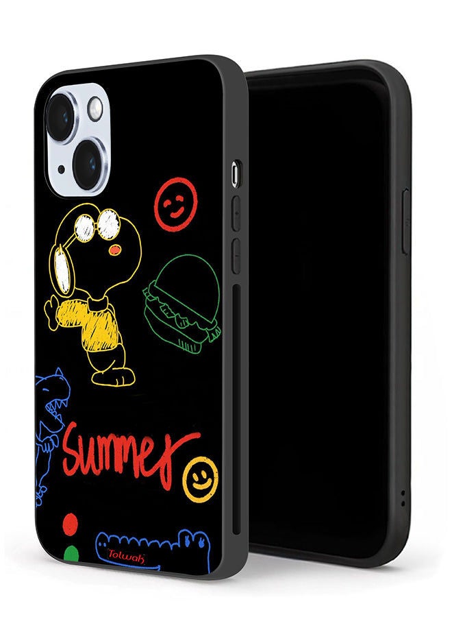 Tolwak Apple iPhone 14 Plus Protective Case Summer Sticker - Image 1