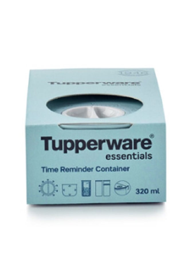 توبروير حافظة بلاستيكية متينة ومحكمة الإغلاق بتصميم يذكر بالوقت باللونين الأزرق والشفاف، سعة 320  مل، 11168880 - Image 2