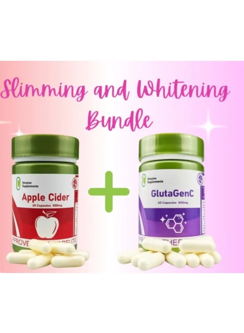 Simplee Supplements Supplements Apple Cider and Glutagen Bundle