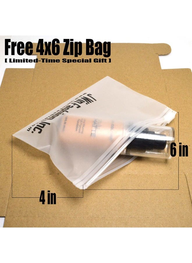 LA Colors - 1 L.A. Colors [ CLM351 Porcelain ] Truly Matte Liquid Foundation Powder Like Finish + Free Zipper Bag - Image 1