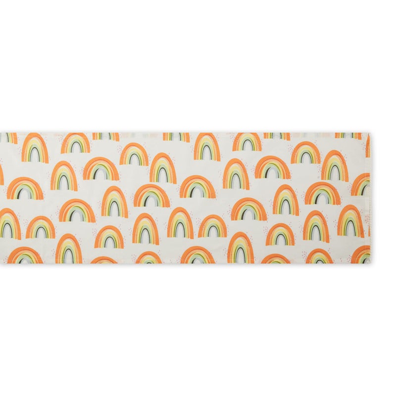 EL: TEXTILES RAINBOW PRINT TABLE RUNNER 14x72 - Image 2