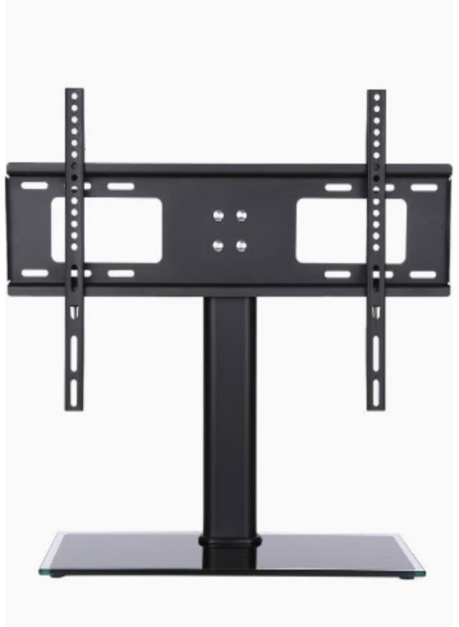 حامل طاولة للتلفزيون العالمي لشاشة تلفزيون بلازما LCD LED مقاس 37-55 بوصة باللون الأسود - Image 1