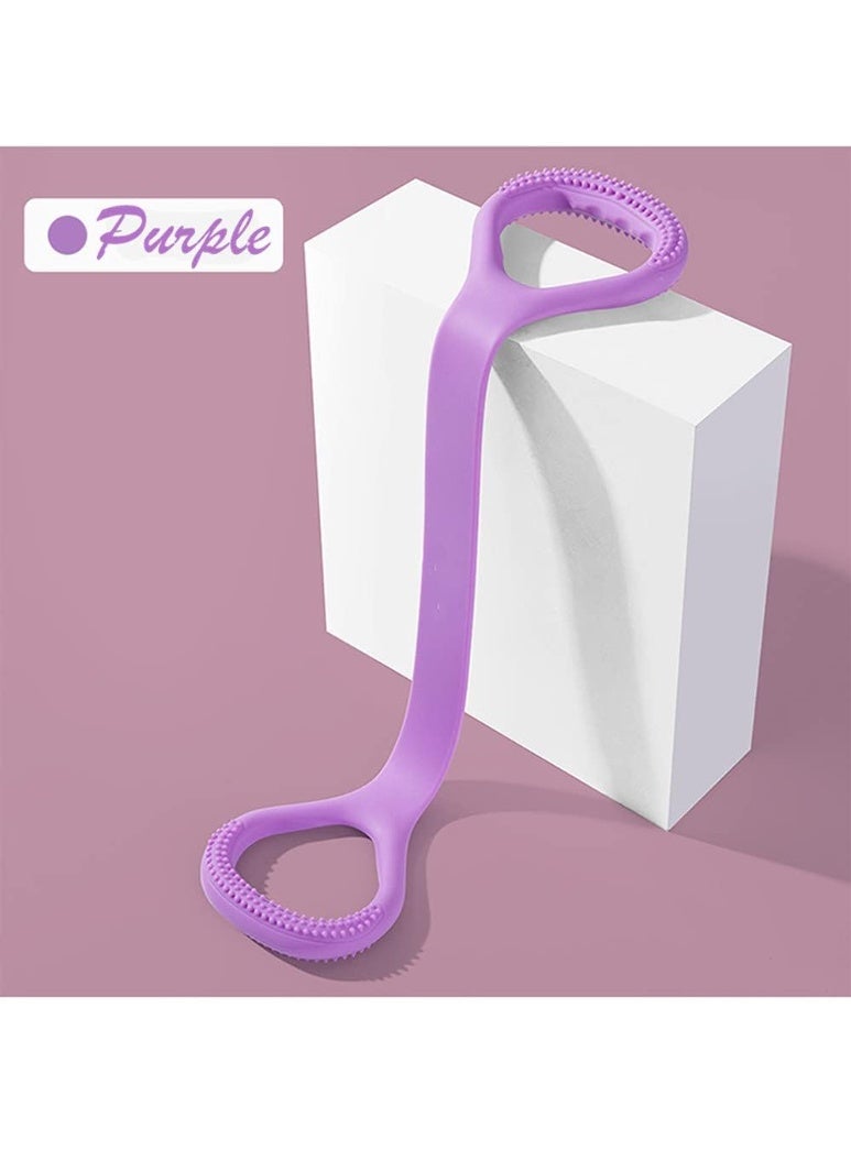 NXT 3 Pack Figure 8 Fitness Resistance Band, Arm|Back Training Elastic Ropes - Pure Barre Workout Chest Arm and Shoulder Stretch Bands Exercise Equipment for Physical Therapy,Yoga,Stretching - Image 2