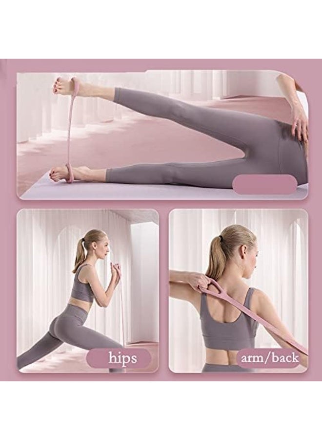 NXT 3 Pack Figure 8 Fitness Resistance Band, Arm|Back Training Elastic Ropes - Pure Barre Workout Chest Arm and Shoulder Stretch Bands Exercise Equipment for Physical Therapy,Yoga,Stretching - Image 5