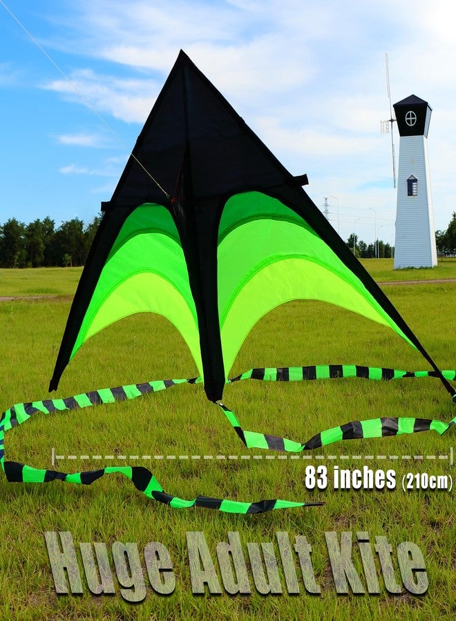 Yiranzide Large 83" Giant Delta Kite for Adults with 33ft Kite Tail, Huge Single-line Beach Kites for Adults and Teenagers - Image 2