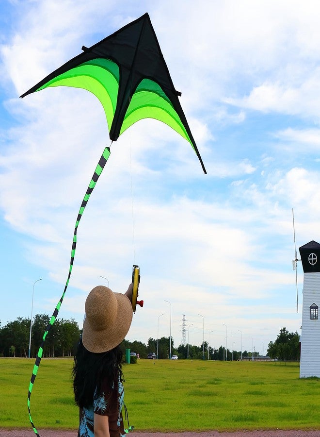 Yiranzide Large 83" Giant Delta Kite for Adults with 33ft Kite Tail, Huge Single-line Beach Kites for Adults and Teenagers - Image 3