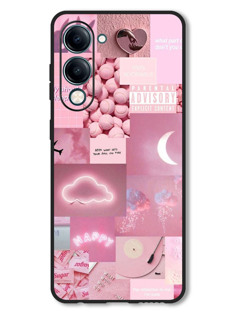 Theodor Case Compatible with Vivo Y29s Protection Shockproof Bumper Cover Random Asthetic - Image 1