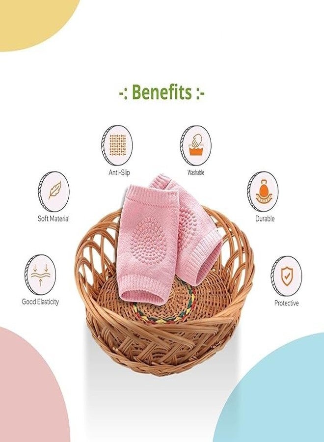 Umis Creation واقيات الركبة والمرفق للأطفال من أوميس كرييشن، متعددة الألوان، من 6 إلى 24 شهرًا، للاستخدام اليومي - Image 4