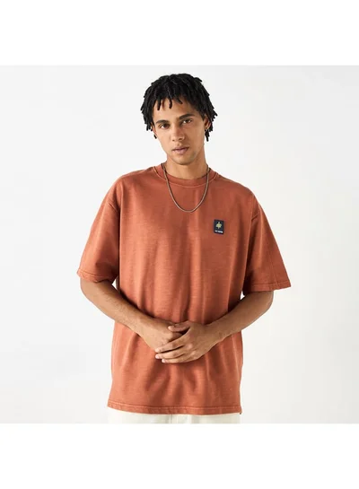 Lee Cooper Lee Cooper Oversized T-shirt with Crew Neck and Short Sleeves