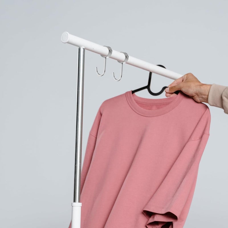 BESTonZON Stainless Steel Round Tube Hanging Hooks 25mm Diameter Heavy Duty Rod Hangers for Clothes Towels Kitchen Utility Closet 6pcs - Image 5